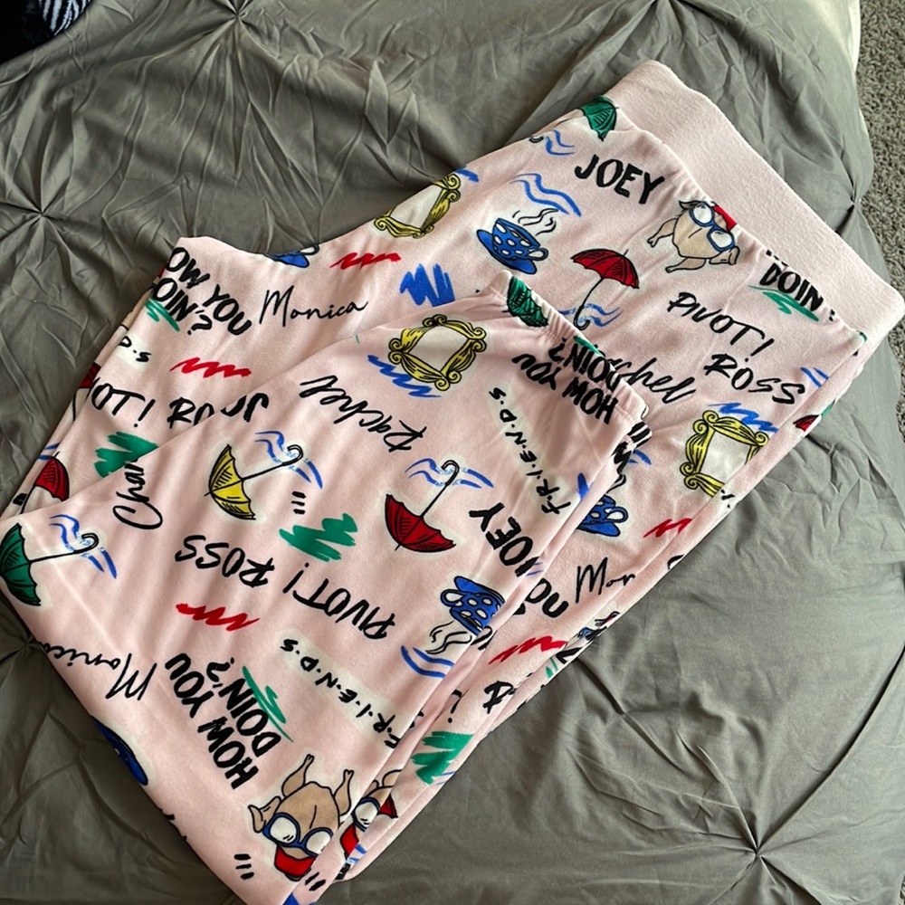 FRIENDS fleece pajama pants - 2XL